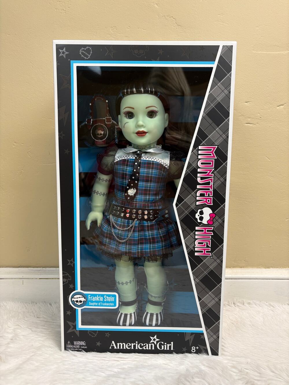 NIB American Girl Monster High Collector Series Frankie Stein 18” Doll
